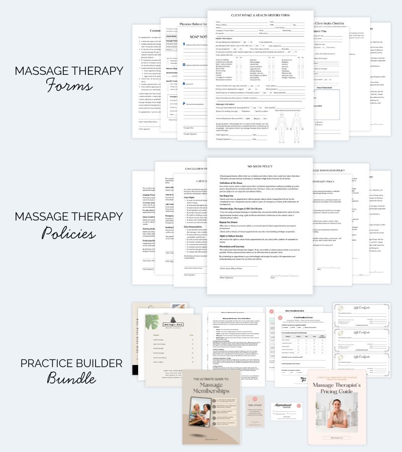 Massage Business Starter Kit