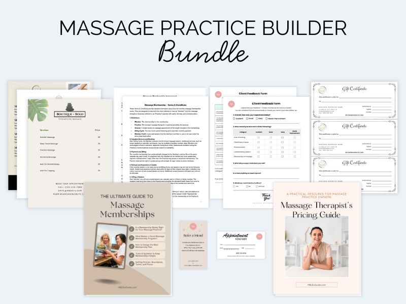 Massage Practice Builder Bundle