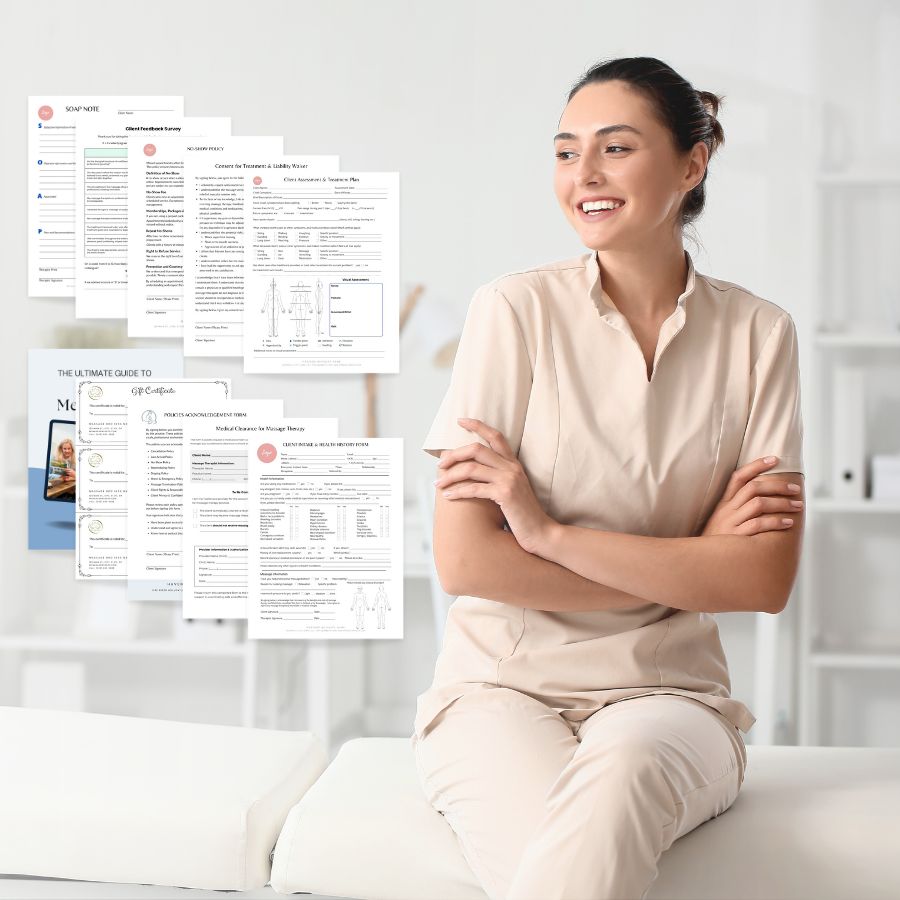 Massage Practice Kit - Templates, Forms, & Business Resources